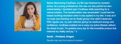 CoolEase Customer reviews